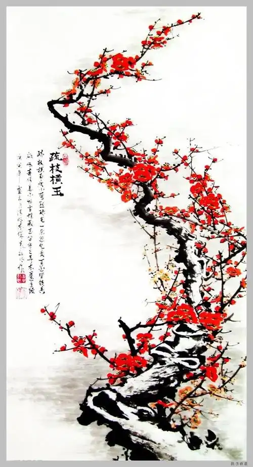 国画梅花图集锦