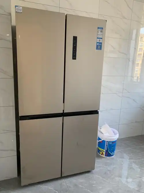 美的505升家用十字门冰箱双开门风冷无霜变频超薄智能冰箱 bcd-505wtp