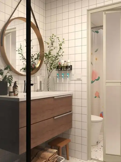 小户型日系简约风卫生间干湿分离太棒啦