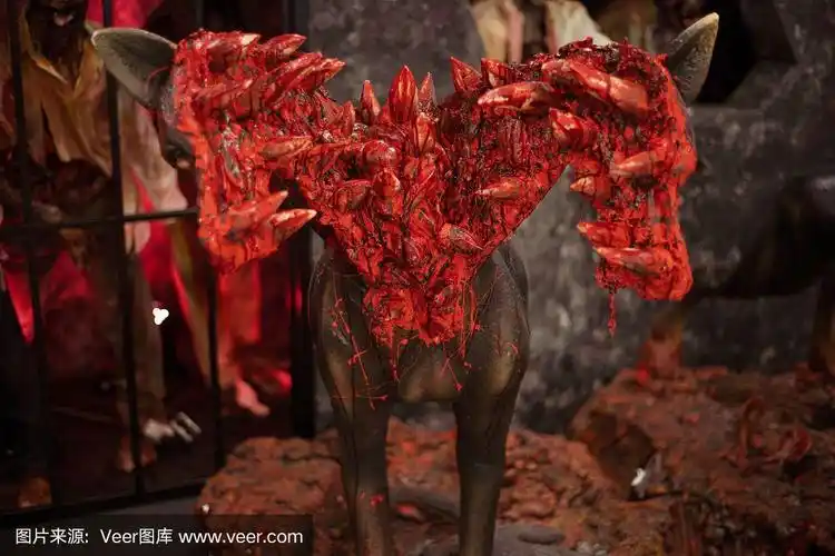 惊骇,恐怖,僵尸,图像,背景聚焦