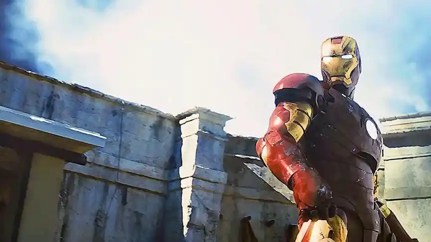 真男人打出伤害后都不回头看!#钢铁侠 #金刚狼