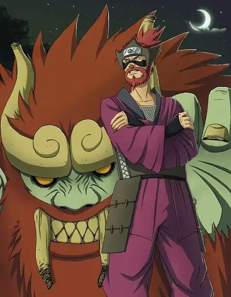 岩隐村三尾:矶抚人柱力:矢仓水之国雾隐村二尾:又旅 人柱力:二尾由木