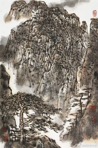 李小可作品黄山天下无欣赏