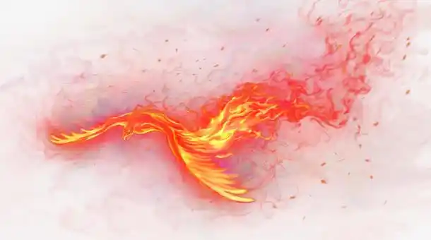 金光四射火凤凰免抠素材免费下载_觅元素51yuansu.com