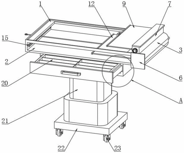 一种户型建筑设计用透视桌