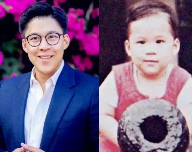 霍启刚小时候的斗鸡眼但呆在萌可爱玩小贵气的斗鸡眼很饱满