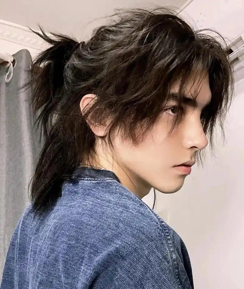 喜欢长发的男生们,这款日系宫本武士头#发型 一定要安排一次, - 抖音