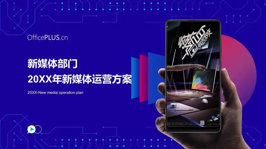 新媒体部门运营方案ppt模板