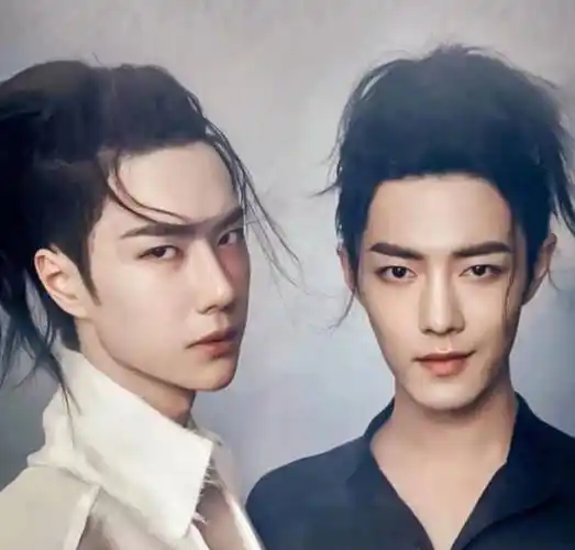 时隔两年,肖战未公开大片发布,扎小辫的细节博君一肖粉嗑到了_王一博