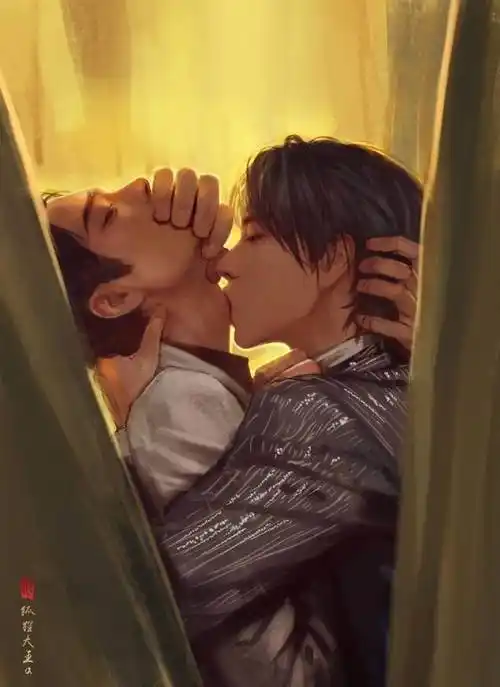 博君一肖,绝美双人图,糟糕,是心动的感觉!