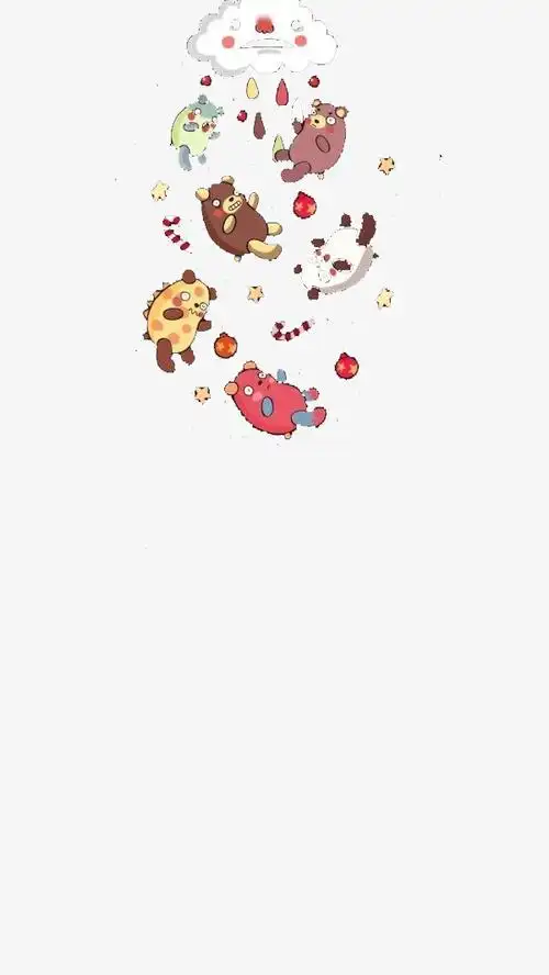 可爱卡通图案免抠素材免费下载_觅元素51yuansu.com