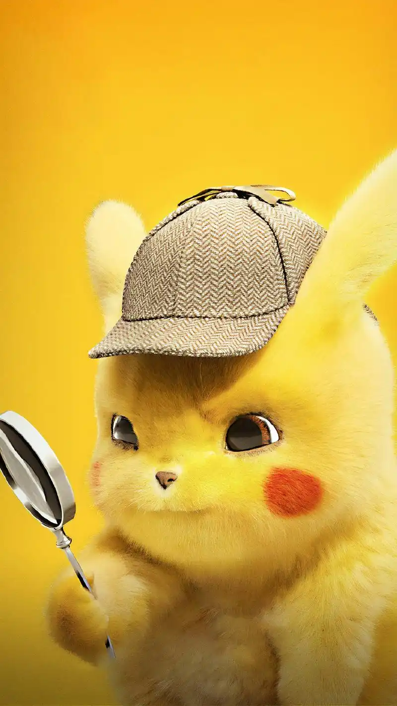 大侦探皮卡丘可爱高清手机壁纸