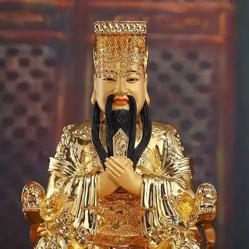 供奉台湾神像王母娘娘鎏金道教玉帝玉皇大帝