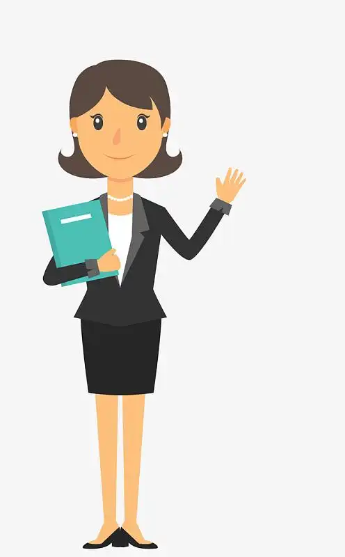卡通职业扁平化女性打招呼psdpsdpng荣誉证书背景素材psdjpg创意冰川