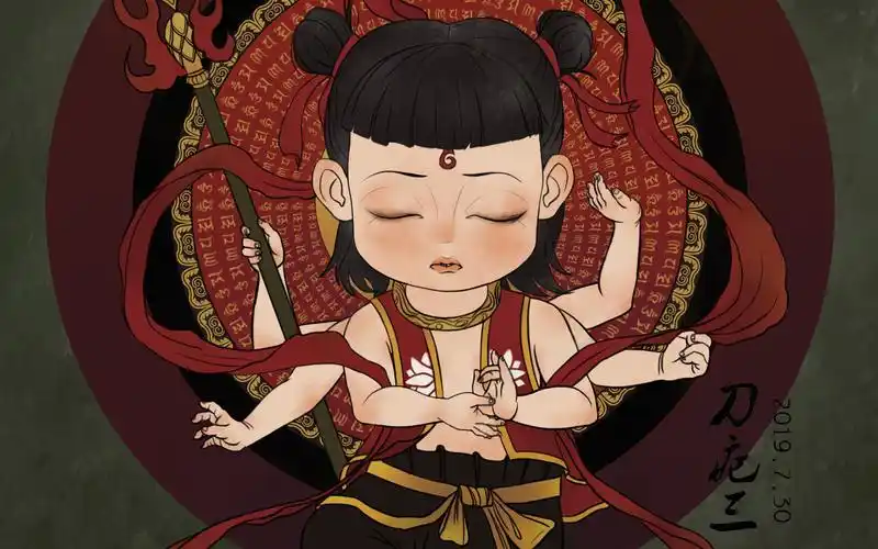 重磅【哪吒之魔童降世】同人绘画过程