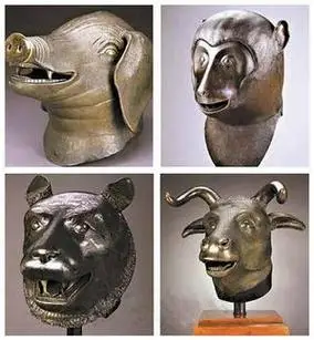 圆明园有十二生肖属相吗,圆明园的十二生肖图像