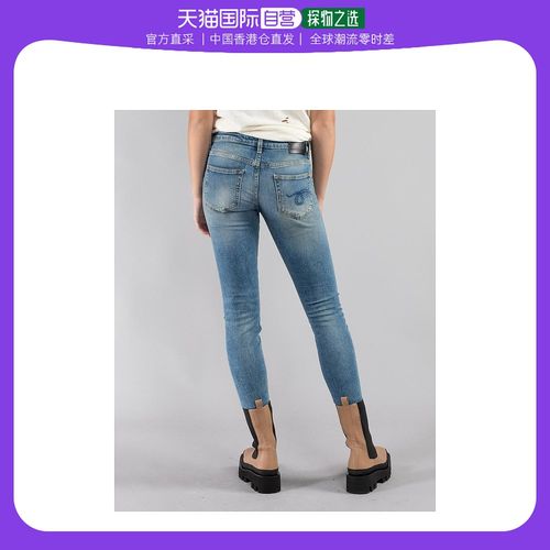 香港直邮r13 女蓝色女士牛仔裤 r13w0086-143牛仔裤