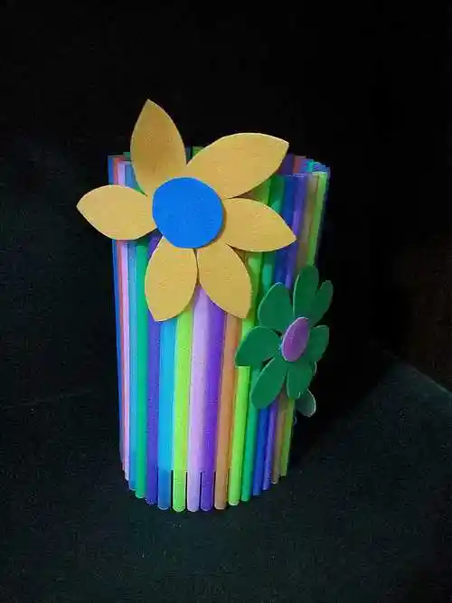 废物利用新款10岁4岁5岁3岁9岁彩色吸管其他手工制作