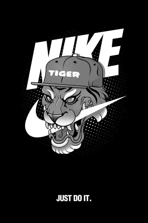 虎虎生威耐克潮t