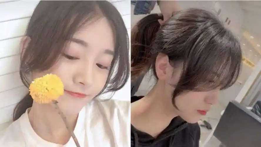 八字刘海高马尾 八字刘海高马尾图片