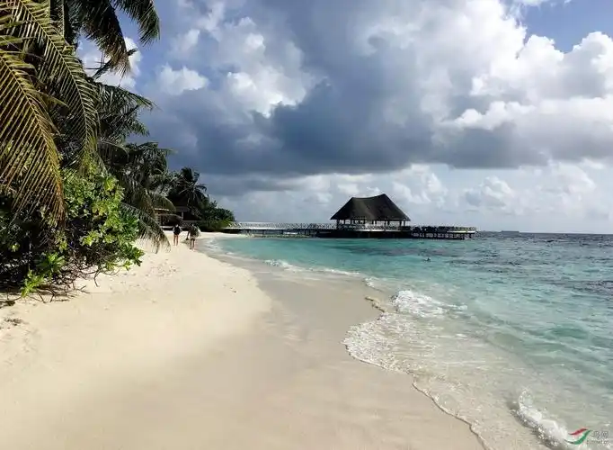 海边风光马尔代夫班度士岛