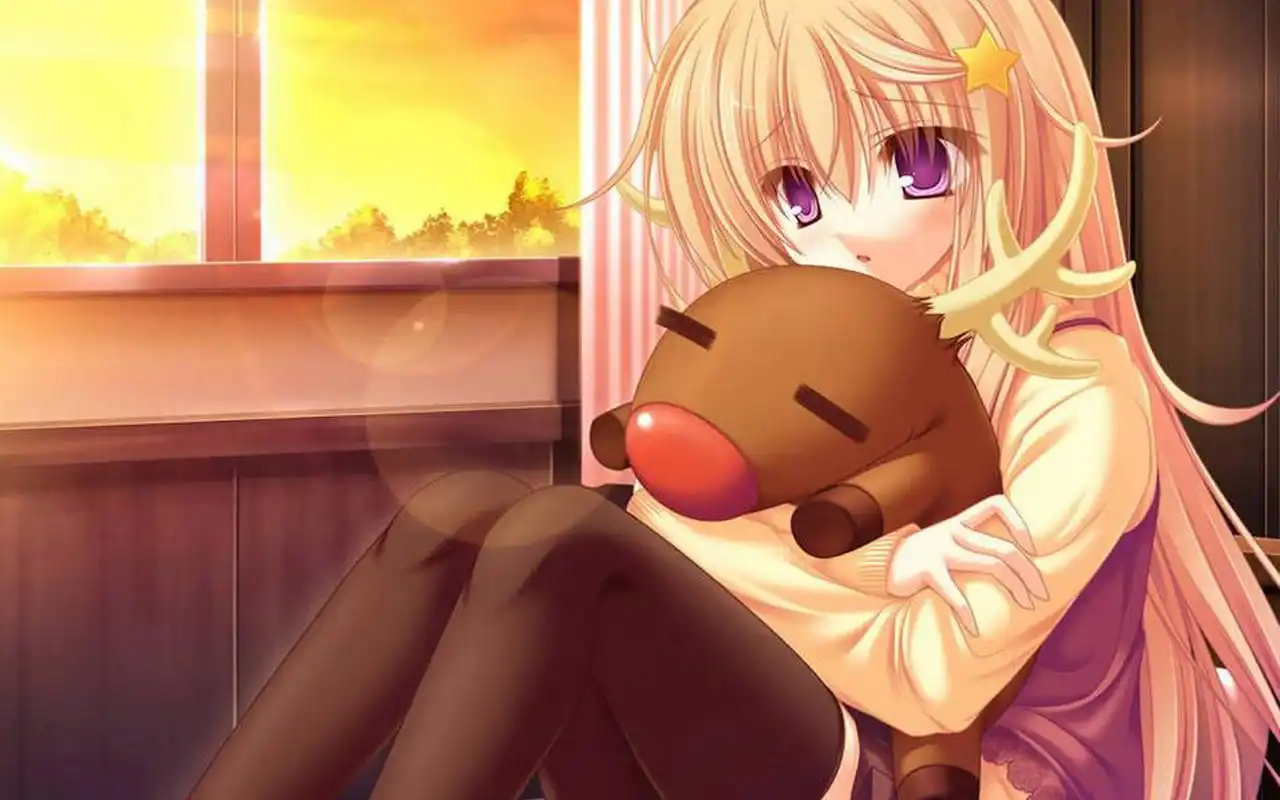 二次元软萌动漫美少女图片电脑壁纸高清大图预览1920x1200_卡通动漫下