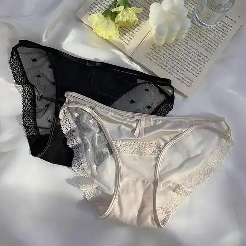 阿莲蒂娜法式复古古高开叉内裤女生纯欲性惑舒适女三角裤