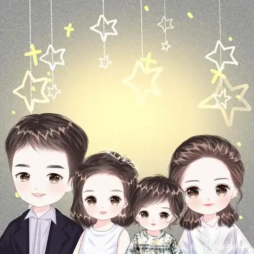 放得下,生活才越过越好,好看的全家福头像图片