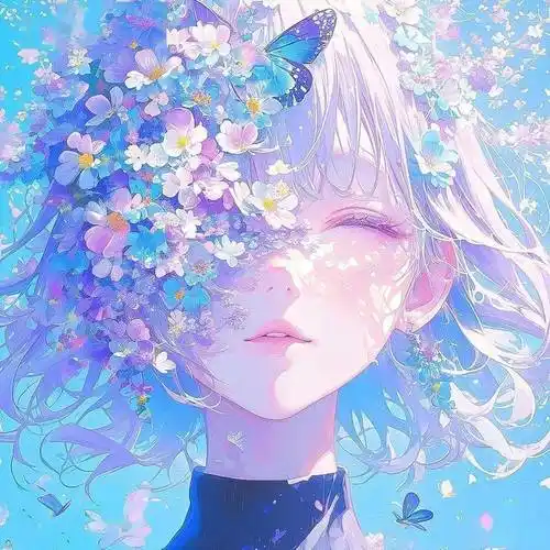 一眼就很哇塞的蓝色系头像