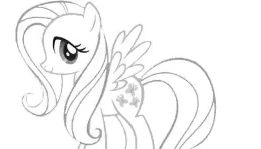 小马宝莉柔柔怎么画