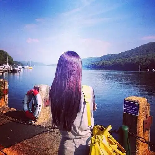 2015唯美女生头像蓝色_qq头像图片大全