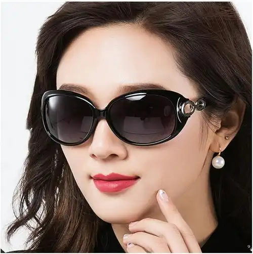 偏光太阳镜女士墨镜中年人妈妈圆脸防紫外线优雅小脸时尚遮阳眼镜