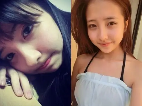 ▼豆得儿早期自拍清纯可爱.(图/翻摄自豆得儿instagram)