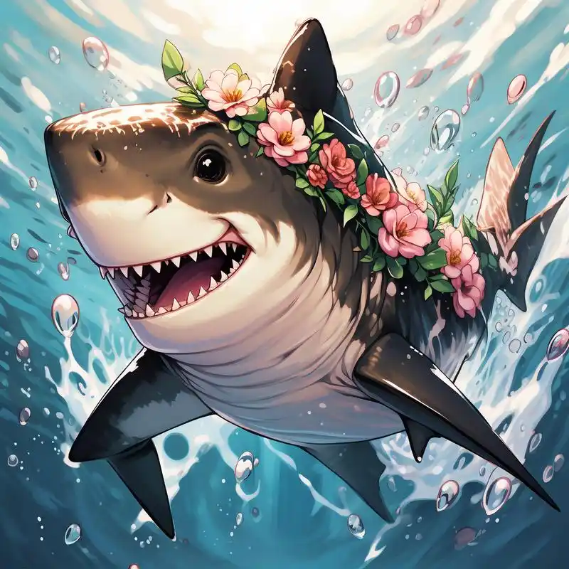 可可爱爱的小鲨鱼头像来啦～鲨鱼系列谁会不爱呢?