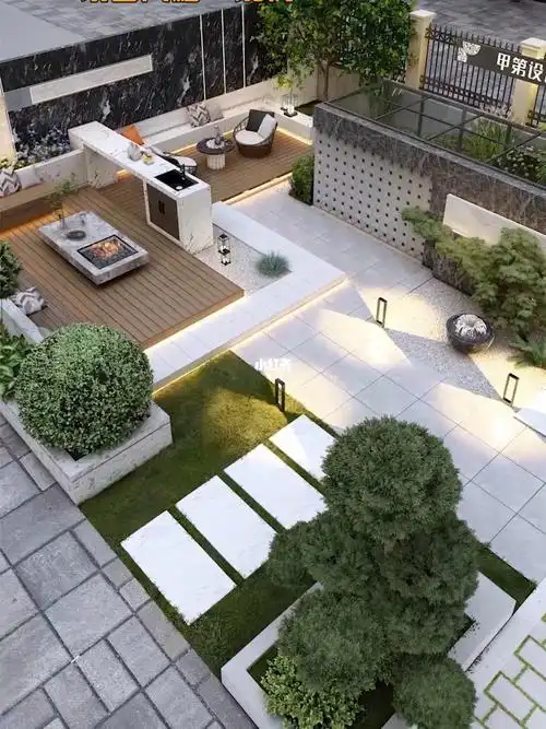 别墅庭院   #花园设计   #庭院生活   #庭院景观设计   #花园设计