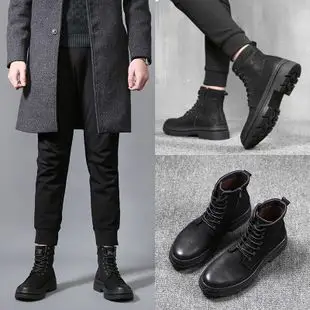 男士军靴男靴子