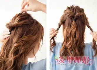 小卷发女生怎样扎头发好看 怎样梳头发好看步骤_发型师姐