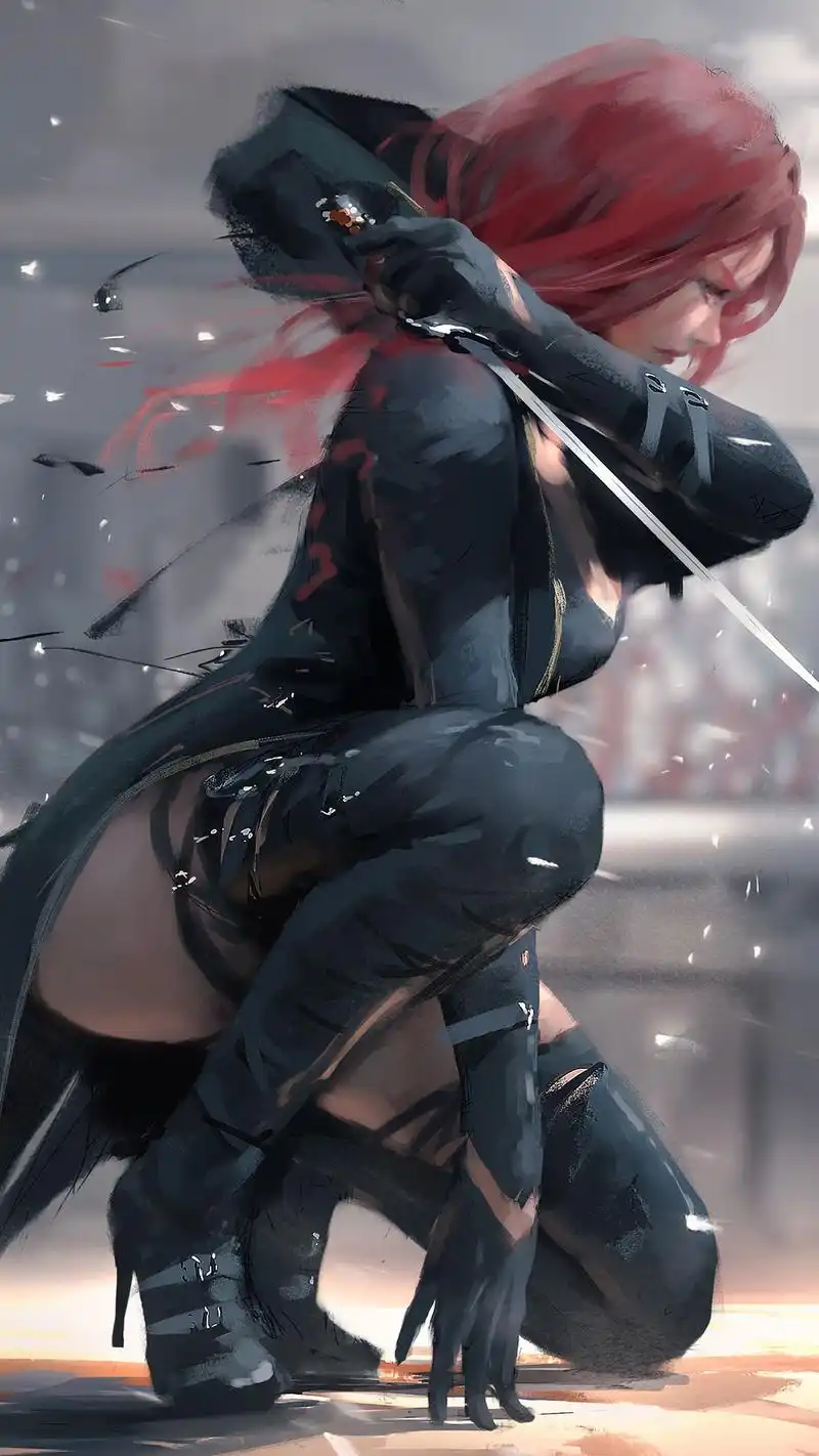 首页 手机壁纸 动漫 鬼刀动漫人物插画高清手机壁纸 1080_1920竖版 竖