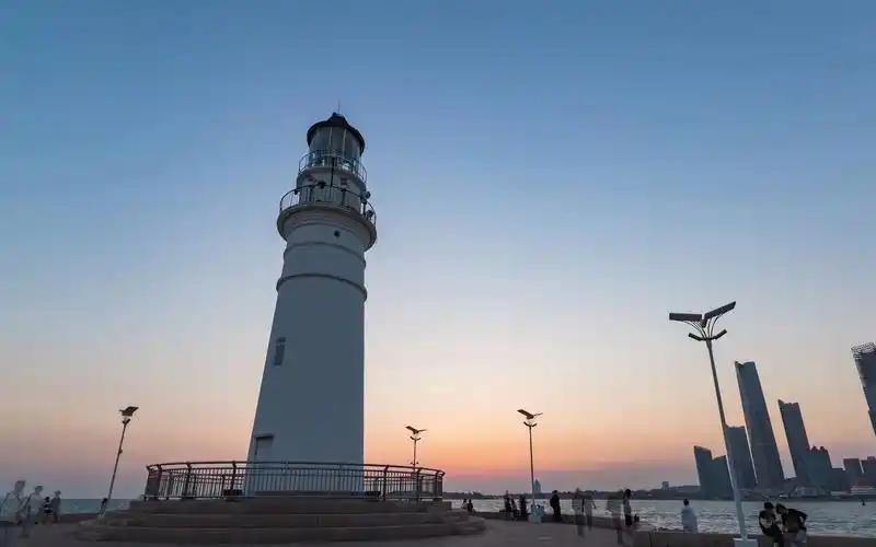 情人坝祈福灯塔日落