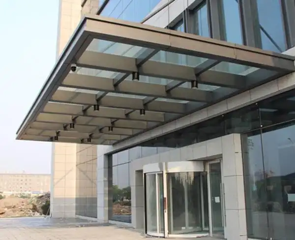 玻璃雨棚淅川玻璃雨棚意达玻璃产品商家