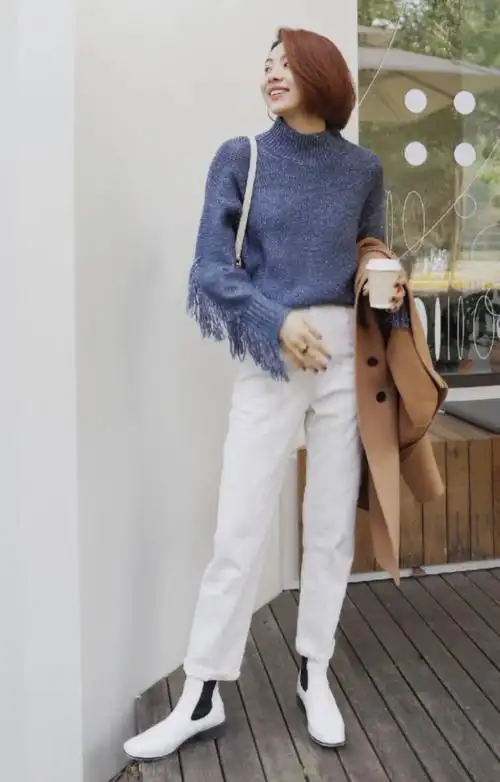 今年流行搭配"白裤子",时髦又高级感_款式_白色_效果