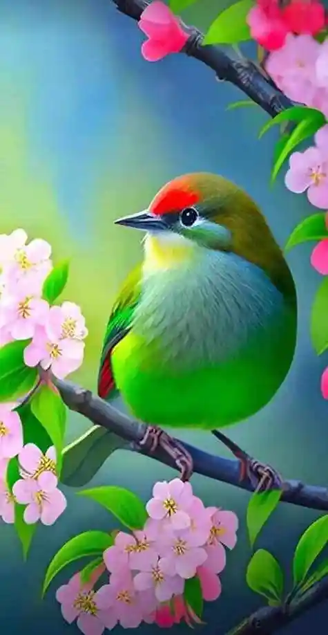 居然还有这么漂亮可爱的小鸟