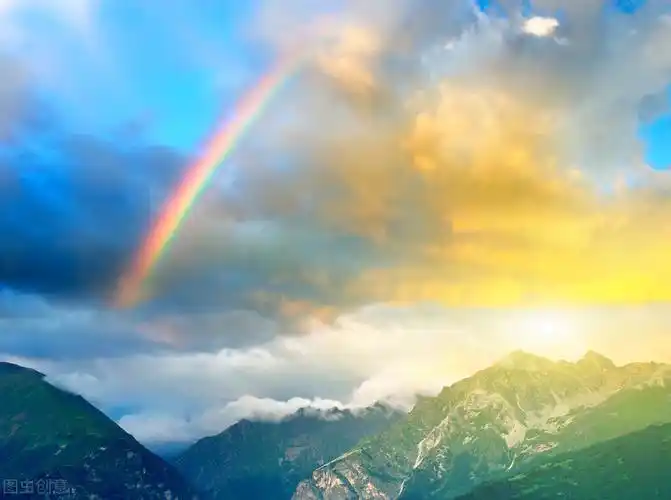 彩虹的句子短唯美关于彩虹的小清新短句