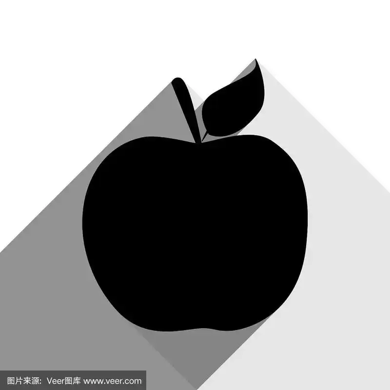 苹果标志用黑色图标
