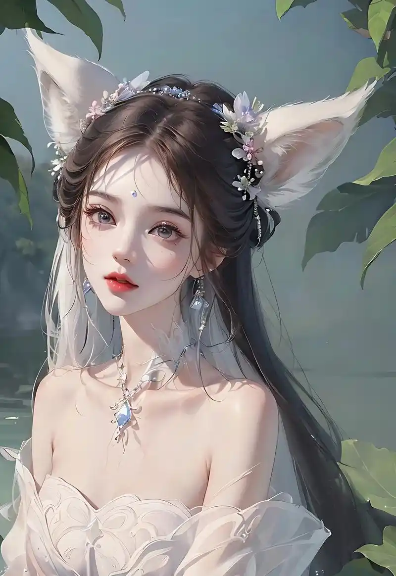 女生头像‖白狐仙子.#女生头像 #优质头像 #欢迎取图 #值 - 抖音