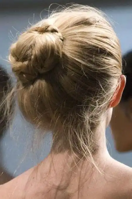 盘发发型设计图片 欧美流行发型(6)