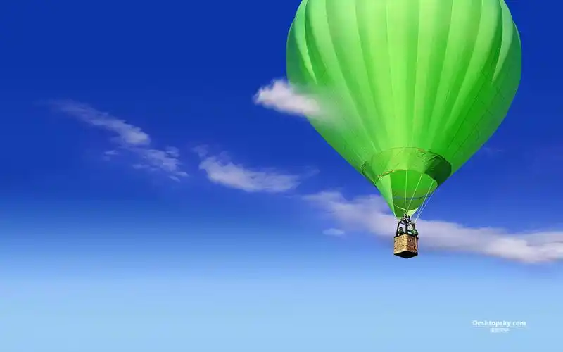 高清唯美浪漫热气球图片桌面壁纸