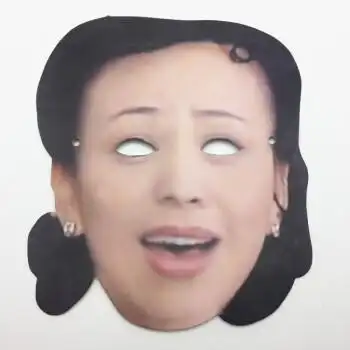 明星脸纸皮面具抖音结婚接亲整蛊新郎新娘面具尔康搞笑装扮全脸恶搞