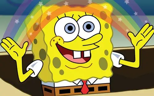 可爱美国卡通动漫海绵宝宝win7高清电脑桌面主题壁纸