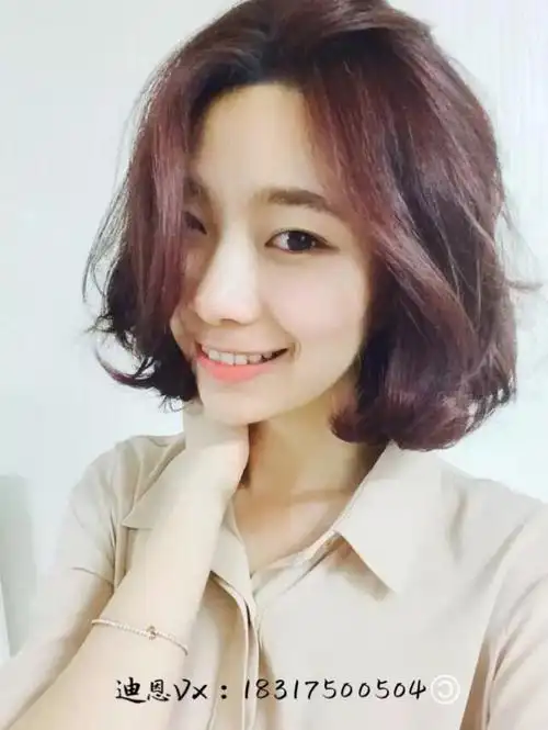 空气刘海 齐刘海 短发 短卷发 外翻卷发 pony 发型